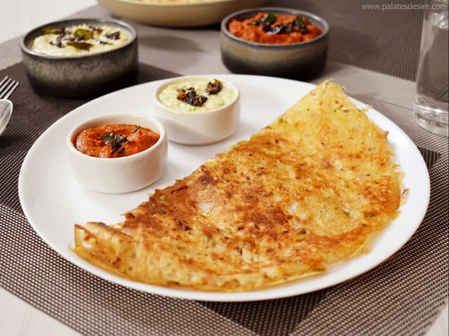 Onion Rava Dosa.