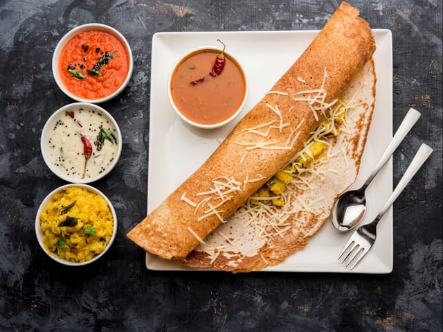 Cheese Dosa.