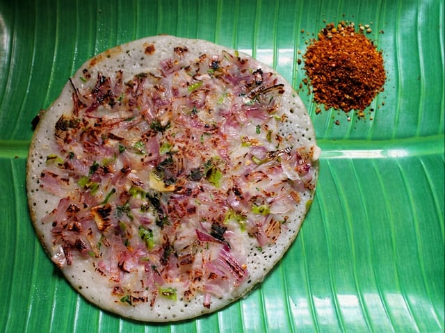 Onion Uthappam.