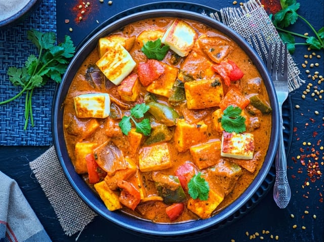 Paneer Tikka Masala.